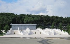 一面墙，，，，，一道景：九龙照壁浮雕景墙的诗画之美