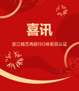 喜讯 | 浙江必赢亚洲再获ISO系统双认证